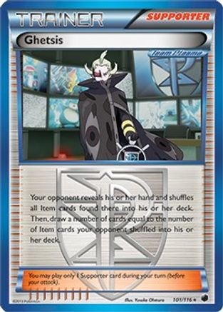 Ghetsis (BW Plasma Freeze) 101/116  Deck Exclusives - Rare