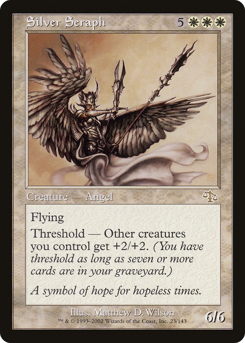 Silver Seraph (JUD-023) - Judgment Foil