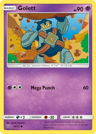Golett/73  Shining Legends - Common
