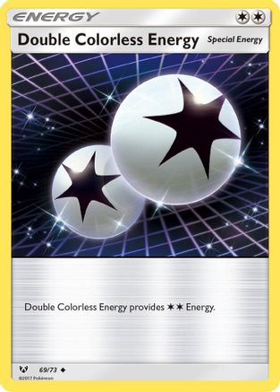 Double Colorless Energy 069  - Reverse Holofoil Shining Legends - Uncommon
