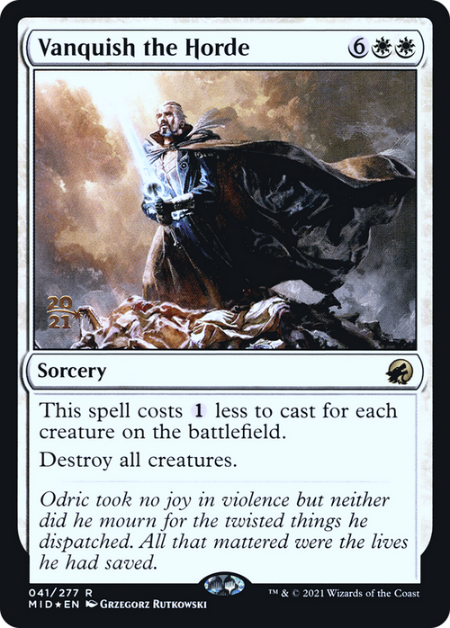 Vanquish the Horde (PRE-41S) - Innistrad: Midnight Hunt Promos Foil