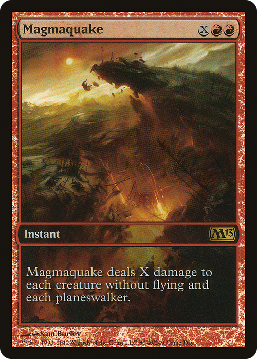 Magmaquake (GAME-140★) - Magic 2013 Promos Foil