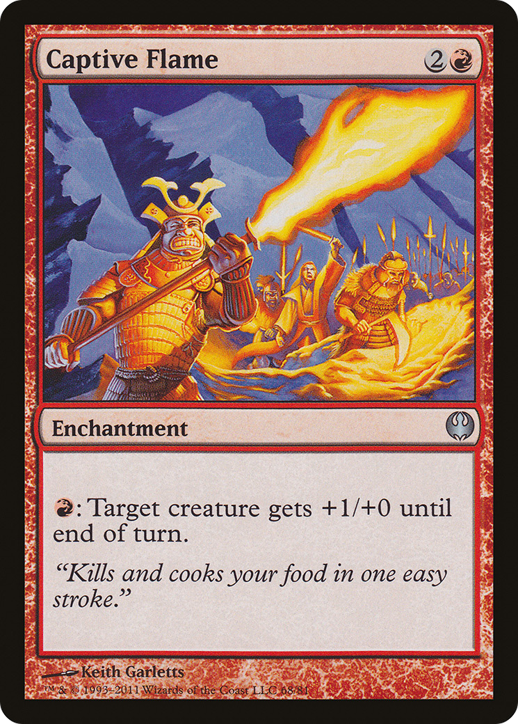 Captive Flame (DDG-068) - Duel Decks: Knights vs. Dragons