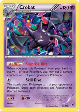Crobat (Cosmos Holo) 033/119  - Holofoil Miscellaneous Cards & Products - Promo