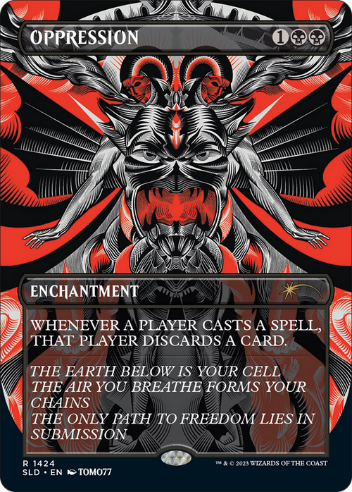 Oppression (SLD-1424) - Secret Lair Drop (Borderless)