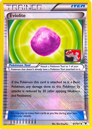 Eviolite - 91/101 (Championship Promo)/101  - Reverse Holofoil League & Championship Cards - Promo
