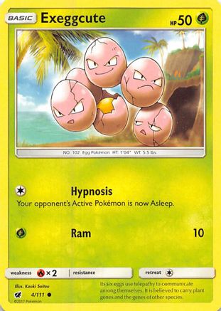 Exeggcute 004  SM  Crimson Invasion - Common