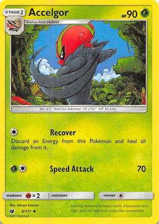 Accelgor 009  SM  Crimson Invasion - Uncommon