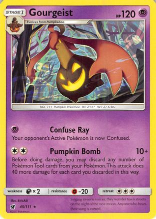 Gourgeist  SM  Crimson Invasion - Rare