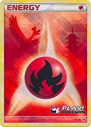 Fire Energy - 89/95 (Play! Pokemon)/95  - Holofoil League & Championship Cards - Promo