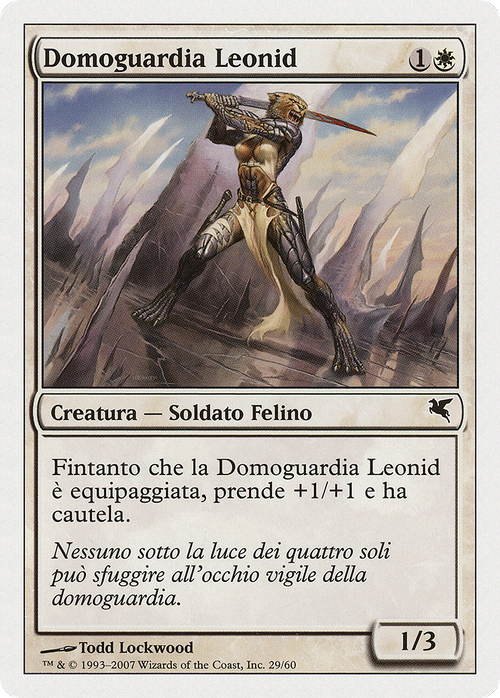 Leonin Den-Guard (Italian) - "Domoguardia Leonid" (L29) (PSAL-L29) - Salvat 2005