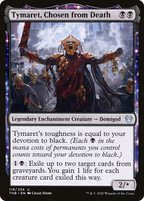 Tymaret, Chosen from Death (THB-119) - Theros Beyond Death: (enchantment)