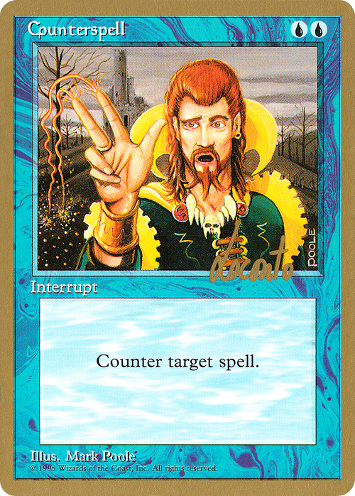 Counterspell - 1996 Michael Loconto (4ED) (WCD-) - Pro Tour Collector Set