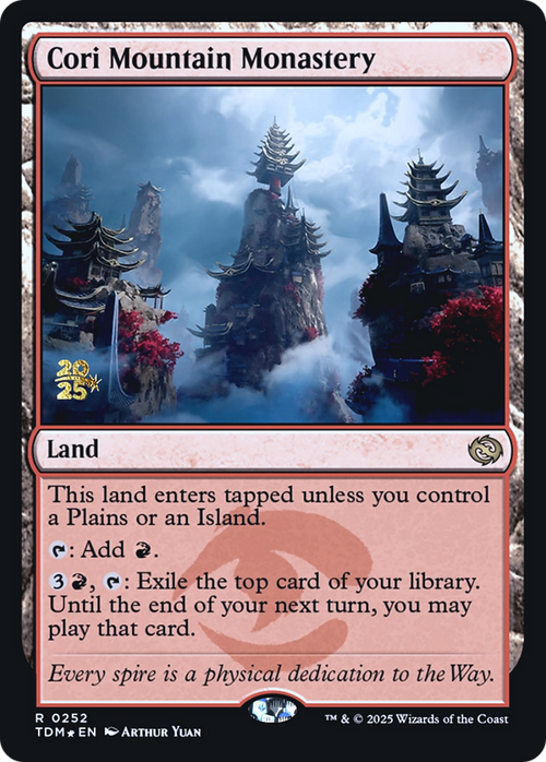 Cori Mountain Monastery (PRE-252S) - Prerelease Cards Foil