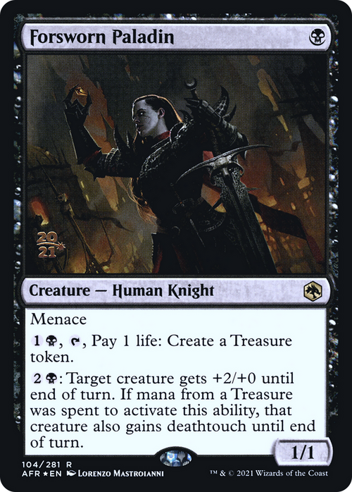 Forsworn Paladin (PRE-104S) - Adventures in the Forgotten Realms Promos Foil