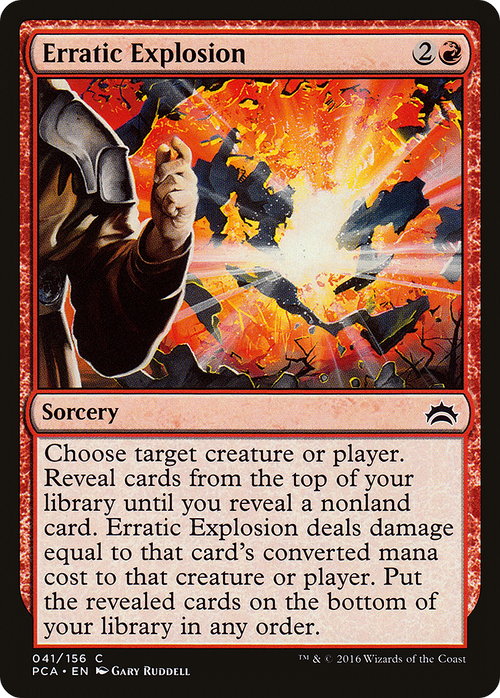 Erratic Explosion (PCA-041) - Planechase Anthology