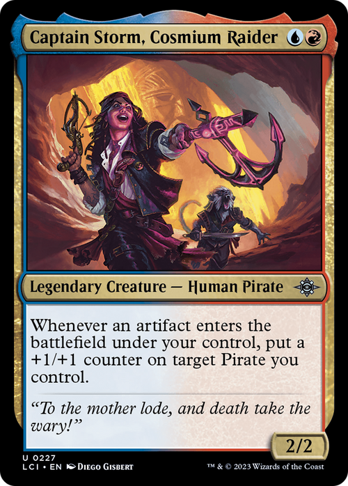 Captain Storm, Cosmium Raider (LCI-227) - The Lost Caverns of Ixalan Foil