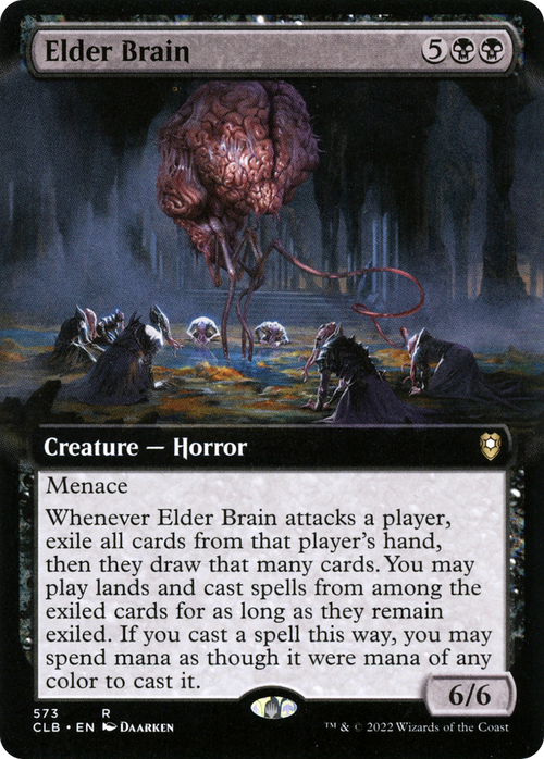 Elder Brain (Extended Art) (CLB-573) - Commander Legends: Battle for Baldur's Gate: (Extended Art)