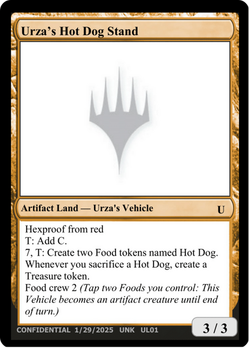 Urza's Hot Dog Stand (UNK-UL01B) - Unknown Event