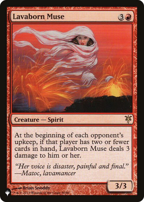 Lavaborn Muse (LIST-DDK-50) - The List