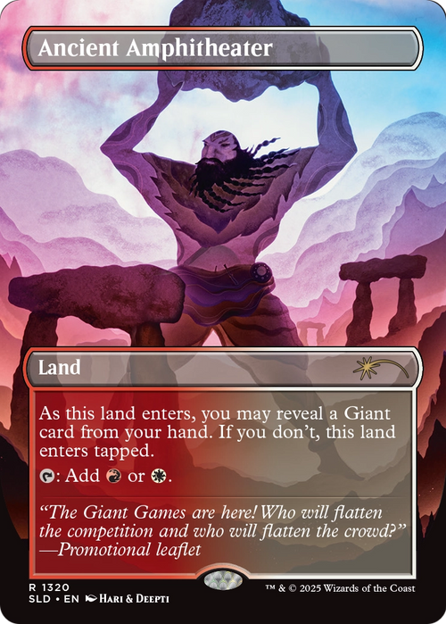 Ancient Amphitheater (SLD-1320) - Secret Lair Drop (Borderless) Foil