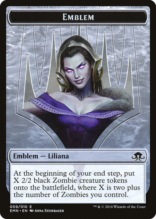 Emblem - Liliana, the Last Hope (EMN-009) - Eldritch Moon Tokens