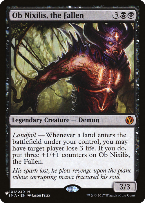 Ob Nixilis, the Fallen (LIST-101/249) - The List