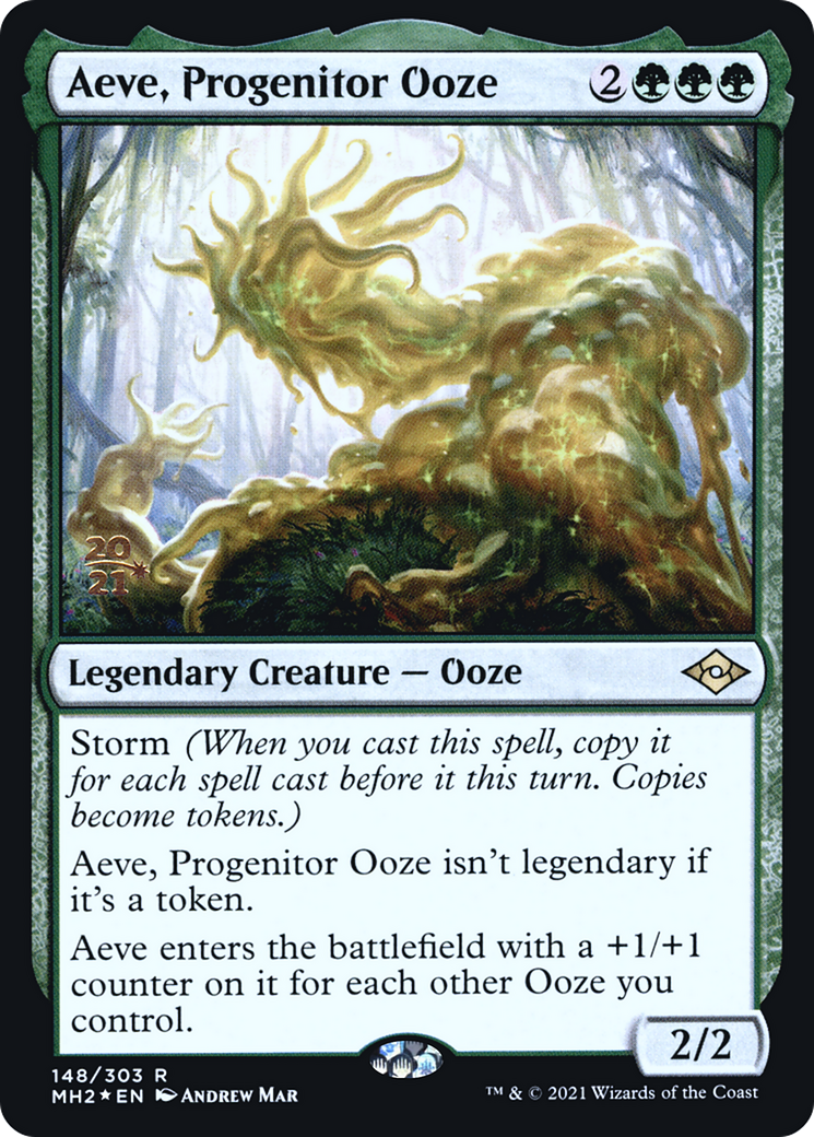 Aeve, Progenitor Ooze (PRE-148S) - Modern Horizons 2 Promos Foil