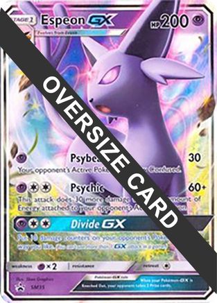 Espeon GX - SM35 (SM Black Star Promos)  - Holofoil Jumbo Cards - Promo