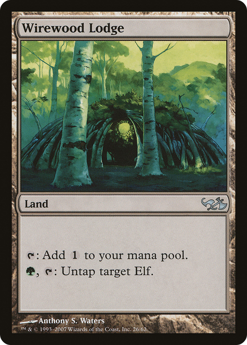 Wirewood Lodge (EVG-026) - Duel Decks: Elves vs. Goblins Foil