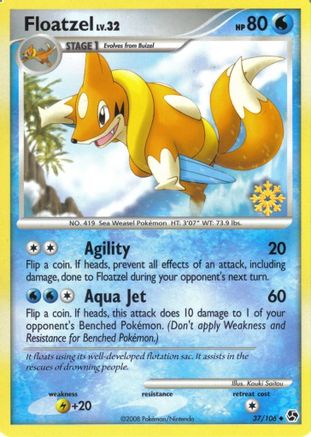 Floatzel - 37/106/106  Countdown Calendar Promos - Promo