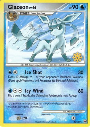 Glaceon - 20/100/100  Countdown Calendar Promos - Promo