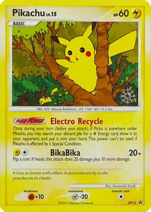 Pikachu - DP16  - Holofoil Countdown Calendar Promos - Promo