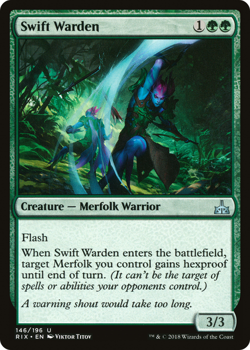 Swift Warden (RIX-146) - Rivals of Ixalan Foil