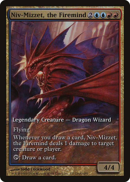Niv-Mizzet, the Firemind (CHAMPS-002) - Champs and States Foil