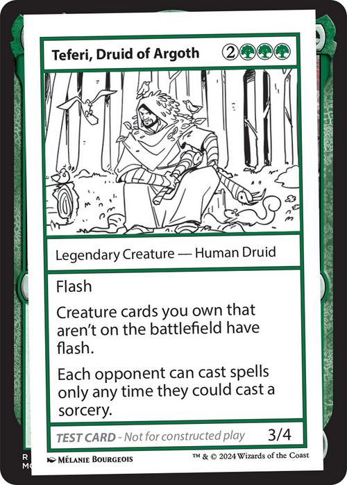 Teferi, Druid of Argoth (MB2PC-) - Mystery Booster 2