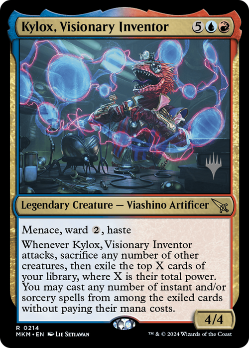 Kylox, Visionary Inventor (PPMKM-214) - Murders at Karlov Manor Promos Foil