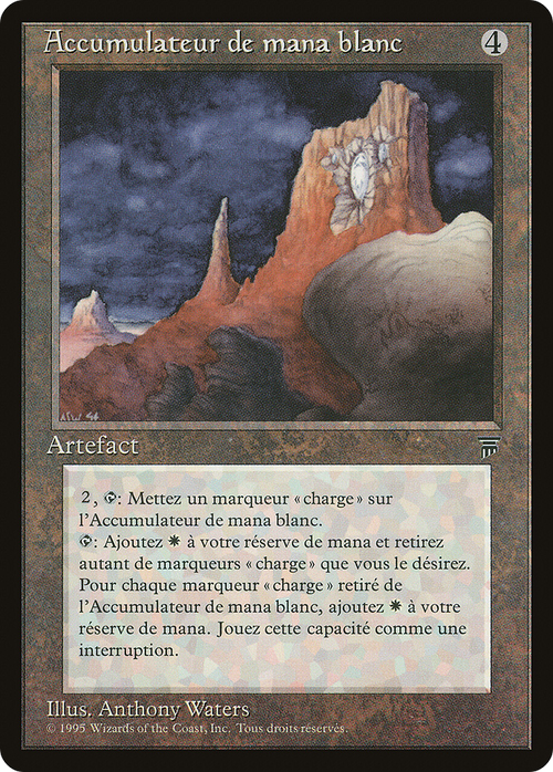 White Mana Battery (French) - "Accumulateur de mana blanc" (REN-) - Renaissance