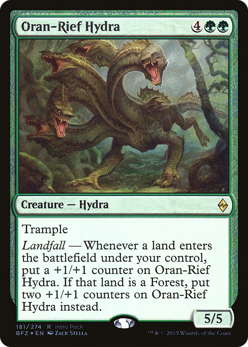 Oran-Rief Hydra (UMP-181) - Battle for Zendikar Promos Foil