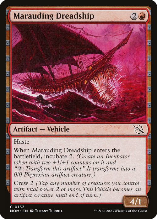 Marauding Dreadship (MOM-153) - March of the Machine