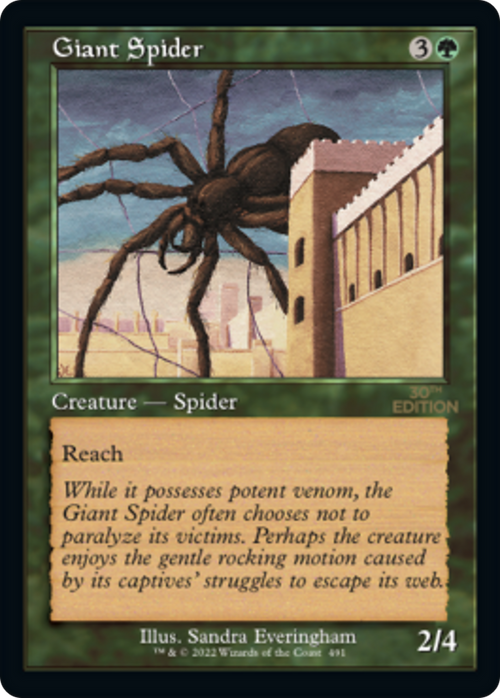 Giant Spider (Retro Frame) (30A-491) - 30th Anniversary Edition