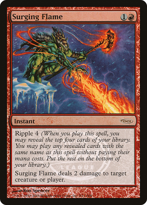 Surging Flame (ARENA-009) - Arena League 2006 Foil