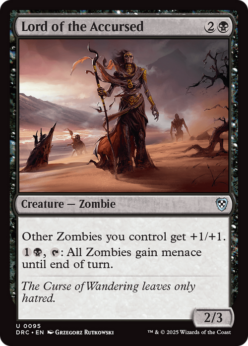 Lord of the Accursed (DRC-095) - Commander: Aetherdrift