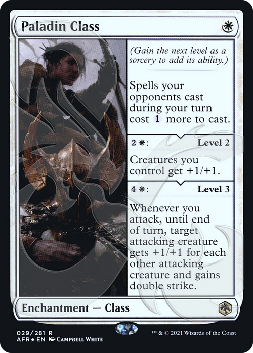 Paladin Class (AFR&-29A) - Adventures in the Forgotten Realms Promos Foil