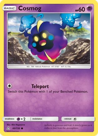 Cosmog 060  - Reverse Holofoil SM  Ultra Prism - Common