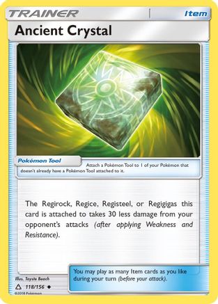Ancient Crystal/156  - Reverse Holofoil SM  Ultra Prism - Uncommon