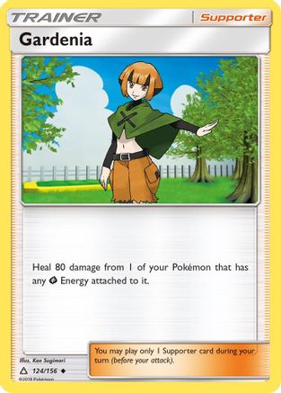 Gardenia 124  - Reverse Holofoil SM  Ultra Prism - Uncommon