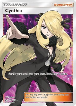Cynthia (Full Art)  - Holofoil SM  Ultra Prism - Ultra Rare