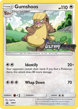 Gumshoos - SM97 (Prerelease)  - Holofoil SM Promos - Promo