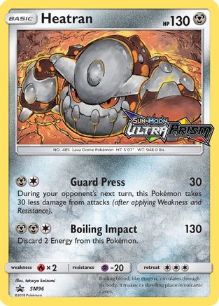 Heatran - SM96 (Prerelease)  - Holofoil SM Promos - Promo